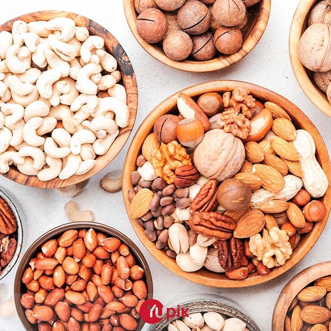 Yupik Organic Raw Pecans 2.2 lb (35.2 oz) Kosher Gluten-Free Non-GMO Vegan Raw Nuts Unsalted Unroasted Oil-Free Crunchy Source of Fiber Healthy Snacks Ideal for Baking &amp Cooking