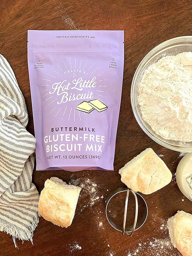 Callie's Hot Little Biscuit Gluten Free Buttermilk Biscuit Mix | Fast Easy Delicious | Southern Recipe | 2 Bags of Gluten Free Biscuit Mix | 13oz per bag | Makes 24 Biscuits