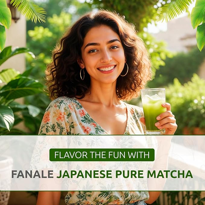 Fanale Premium Japanese Pure Matcha Bubble Tea Flavoring Powder | Perfect for Baking Smoothies Desserts and Drinks | Instant Flavoring Powder for Boba Milk Tea - 2.2 Pounds (Pack of 1).