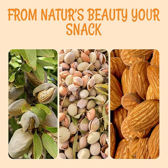 Oh! Nuts Almonds - Roasted Unsalted - 2 lb - Packed in New York Zip-Seal Bag for Exceptional Freshness