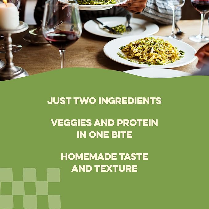 Al Dente Plant-Based Pasta Green Pea + Wild Garlic – Gluten-Free Vegan Non-GMO Organic High Protein Pasta. Delicious And Versatile. Great for Pastas Soups Salads and More 8oz Bags (Pack of 6)