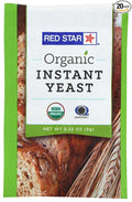 Red Star Organic Instant Yeast Kosher USDA Certified Organic 0.32 Ounce (Pack of 20)