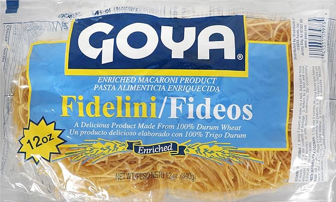 Goya Foods Fidelini Pasta 12-Ounce (Pack of 12)