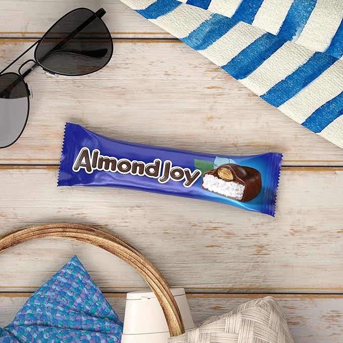 ALMOND JOY Coconut and Almond Chocolate Candy Bars 1.61 oz (24 Count)