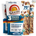 Grandy Organics Dark Chocolate Coconola Granola Certified Organic Gluten Free Granola Grain Free Chocolate Flavored Coconola Kosher Certified Paleo Friendly 9oz Each Pack of 3