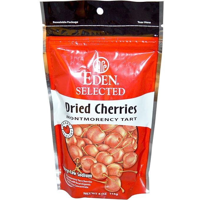 Eden Foods Selected Dried Cherries Montmorency Tart 4 oz (113 g)