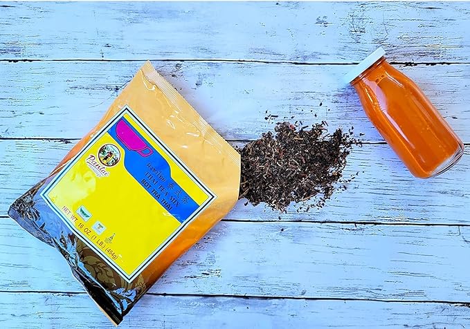 (4 Packs) Ultimate Thai Tea Kit - Traditional Thai Tea Mix with Measuring Spoon - Brew Authentic Iced or Hot Thai Tea at Home - 16 oz