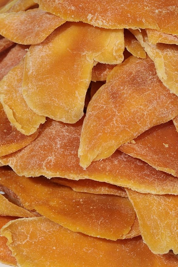 Dried Mango 2lbs - Family Size Delicious Texture Soft &amp Juicy Low Sugar Added Dried Mango - Naturally Ripened Mangos Dried Fruits