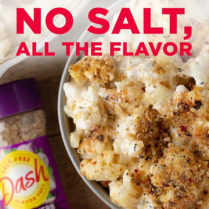 Dash Salt-Free Seasoning Blend Onion &amp Herb 2.5 Ounce (Pack of 8)