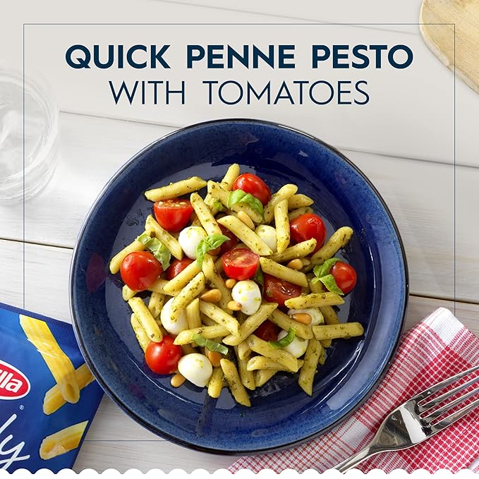 BARILLA Ready Pasta Penne Non-GMO No Preservatives 8.5 Ounce (Pack of 6)