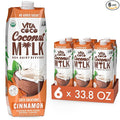 Vita Coco Cinnamon Organic Coconut Milk Plant Based Dairy Free Milk Alternative - Gluten Free Soy Free and Unsweetened - Perfect Add to Cereal Smoothies Desserts - 33.8 Fl Oz (Pack of 6)