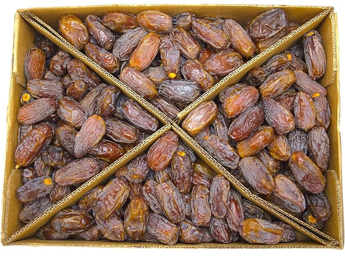 Anna and Sarah 11 Lbs Organic Jumbo Medjool Dates Kosher No Sugar Added Natural Dried Dates in Box 160 Oz