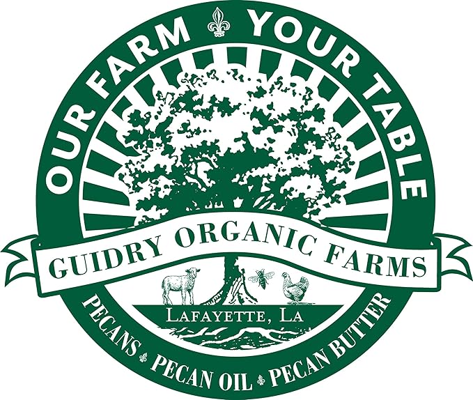Guidry Organic Farms - Pecan Oil (8.5oz/250mL) USDA Certified Organic Pecan Oil Keto FriendlyFor CookingSalads Cold-PressedHighest Smoke Point of 470.Hand Made with Love