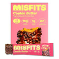 Misfits Vegan Protein Bars - Speculoos Cookie Butter | Nutrition Bars - 15g Protein 1g Sugar Plant-based Low Carb Non-GMO Gluten Free Snacks | Pack of 12