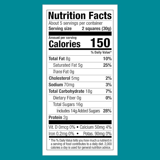 GHIRARDELLI Milk Chocolate Sea Salt Caramel SQUARES 5.3 oz Bag (Pack of 6) – Individually Wrapped Chocolate Candy