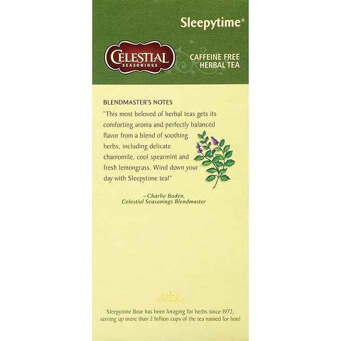 Celestial Seasonings Herbal Tea Sleepytime 25 Count (Pack of 6)