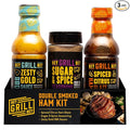 Hey Grill Hey | Ham Rub &amp Ham Glaze Seasoning Kit | Smoked Pulled and Spiral Ham recipes. | Double Smoked Ham Kit