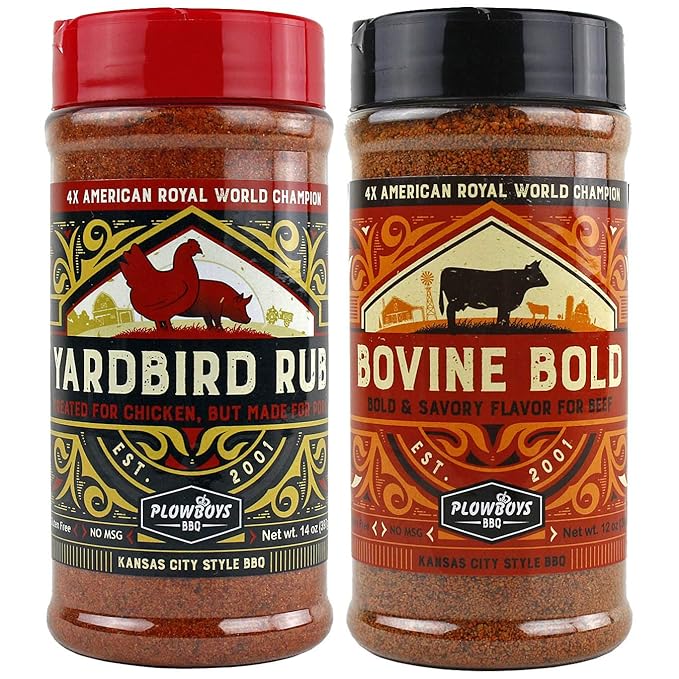 Plowboys BBQ Seasonings and Rubs – Award-Winning Championship Spice Blends for Grilling Smoking and Cooking