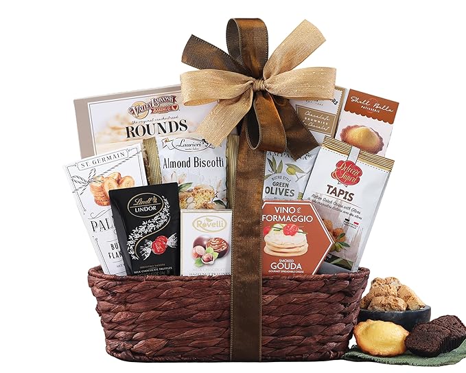 Wine Country Gift Baskets The Bon Appetit Gourmet Gift Basket Gift for Families College Students Appreciation Thank You Congratulations Get Well Soon Care Package