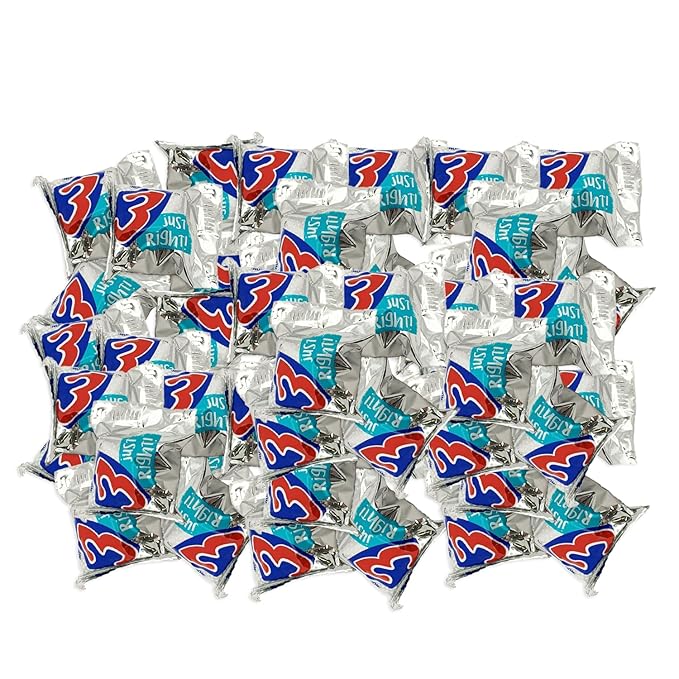 3 Musketeers Way Mini Chocolate Bars - 1 lbs Fun Size Irresistible Mini Treats - Individually Wrapped Milk Chocolate Candy - Delicious Sweets for Christmas Holidays Pantry &amp Birthdays