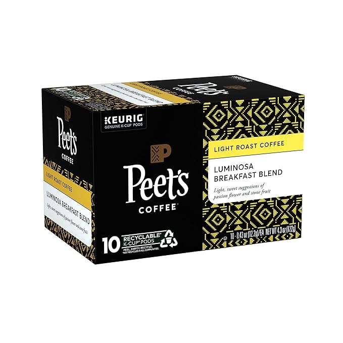 Peet's Coffee K-Cup Pack Colombia Luminosa 10ct