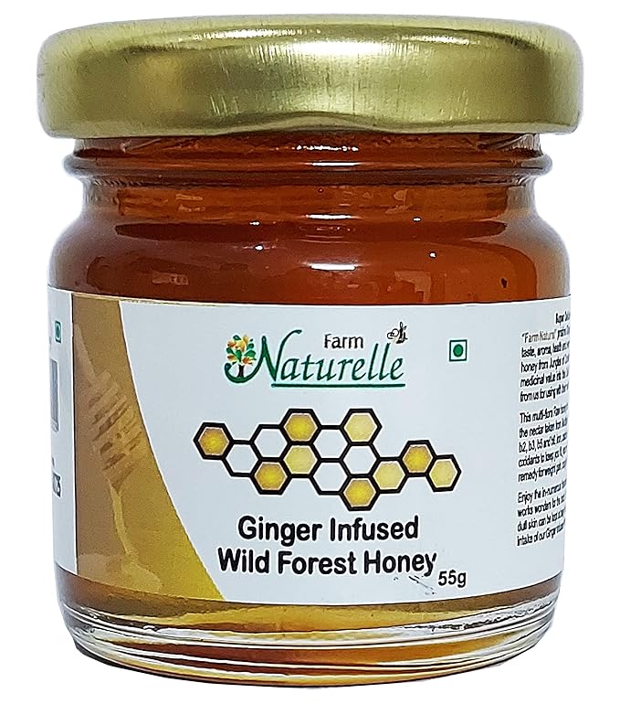 Farm Naturelle-Most Effective juice (Patharchatta juice)-Combination of Patharchatta and Gokhru Beej-400ml+ 55g Infused Forest Honey