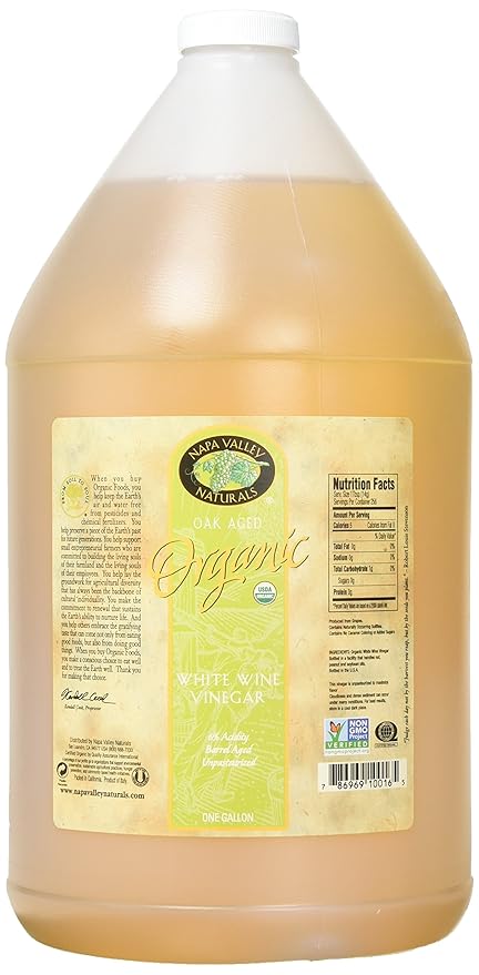 Napa Valley Naturals Organic White Wine Vinegar 128 Ounce
