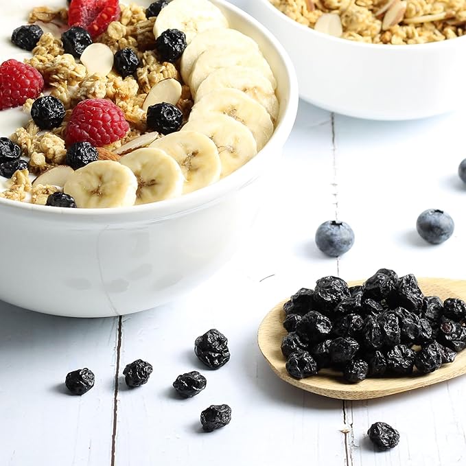 Dried Blueberries by Its Delish 1 Lb (16 Oz) Bag | Fresh Dry Blueberry Fruit Berry Snack Blue Berries for Baking and Snacking | Healthy Snacks Vegan Kosher