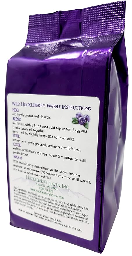 Wild Huckleberry Waffle Mix