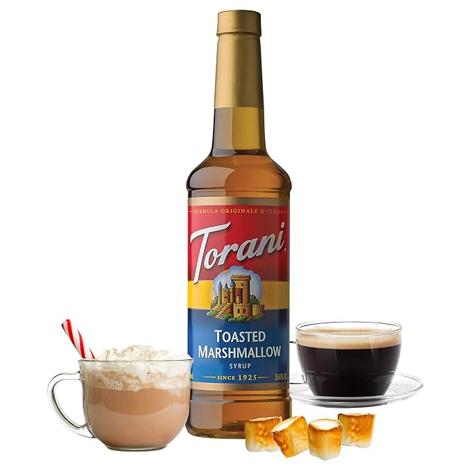 Torani Syrup Toasted Marshmallow 25.4 Ounces (Pack of 4)