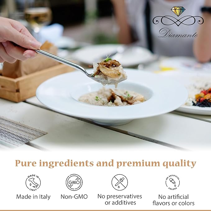 Diamante Italy Truffle Honey - Italian Luxurious Gourmet Flavored Honey with 3% Black Truffle - Ideal for Charcuterie Board &amp Cheese Plate - Non GMO &amp Made in Italy - 120g