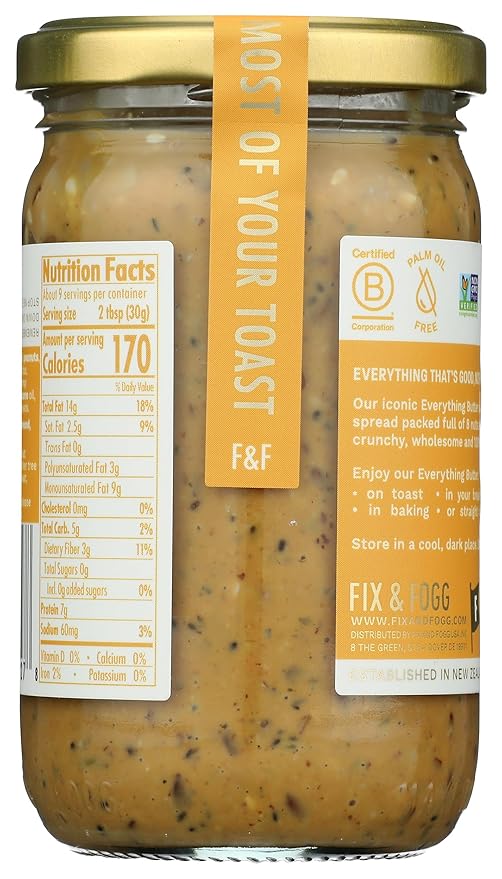 Fix &amp Fogg Everything Butter Non GMO Vegan 10 Ounce