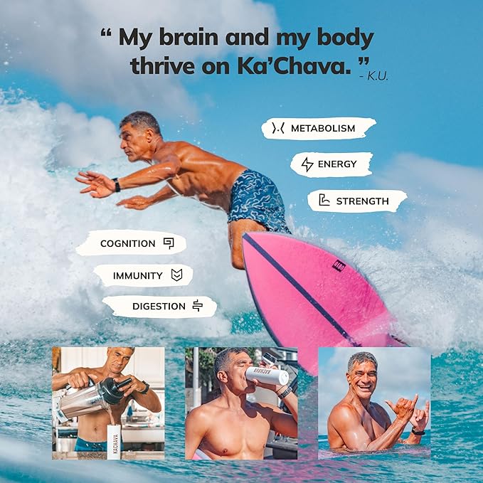 Ka’Chava All-In-One Nutrition Shake Blend Strawberry 15 Servings 85+ Superfoods &amp Nutrients Greens Plant-Based Powder Protein Drink Digestive Enzymes &amp Probiotics Vegan Dairy Gluten Free