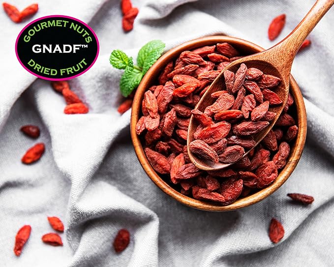 GNADF | Dried Goji Berries | Available in 5 10 25 Lb. Sizes | Gourmet Nuts And Dried Fruit | (25 lbs)
