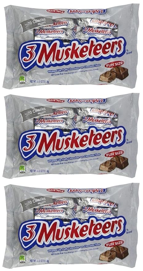 3 Musketeers Fun Size Candy Bars - 11 oz - 3 pk