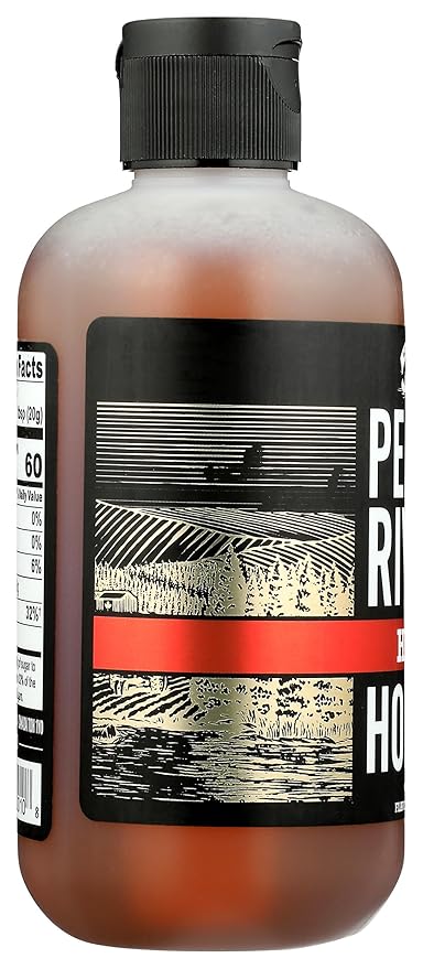 Peace River Hot Honey Chili Flavored Honey Kosher Gluten Free 12 Ounce (Pack of 6)