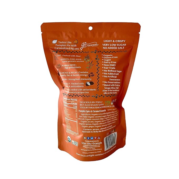 Star Sky Granola PUMPKIN SPICE &amp CARAMEL