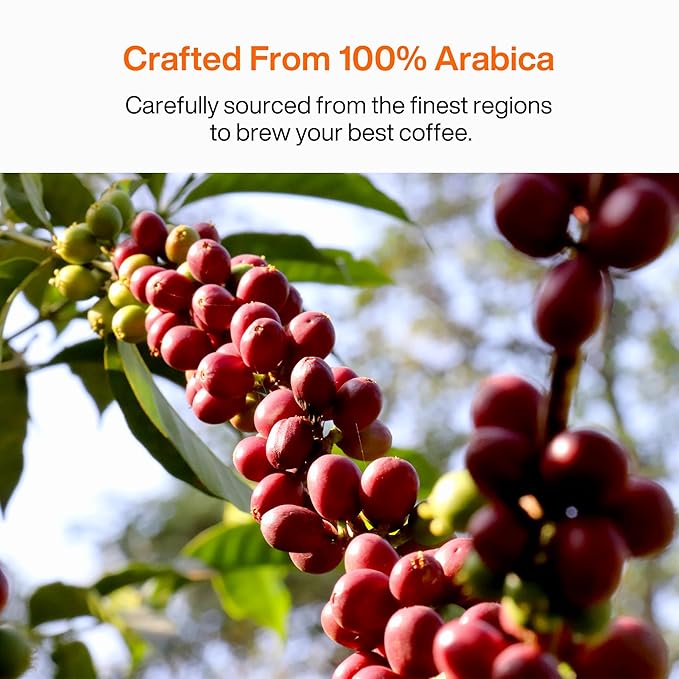 Saturnbird Instant Coffee Pods Light/MediumRoast 100% Arabica Freeze-dried Coffee without Machine Brew with Hot/Cold Water or Milk 24 Count (NO.1-3 MIX)