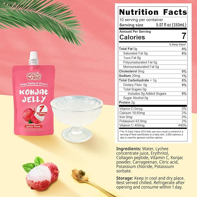 Konjac Jelly Pouch Drinkable Lychee Flavor and High Protein (32g) Instant Ramen Chicken Flavor Noodles Soup 18 Pack Plant-Based Low Carb Low Fat Ready to Eat Holiday Gifts