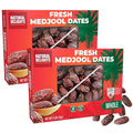 Natural Delights Medjool Dates Whole - Non-GMO Verified Fruit Good Source of Fiber &amp Potassium Naturally Sweet Snack for On-the-Go Large &amp Plump Dates - Bulk 11 lb Box (Pack of 2)