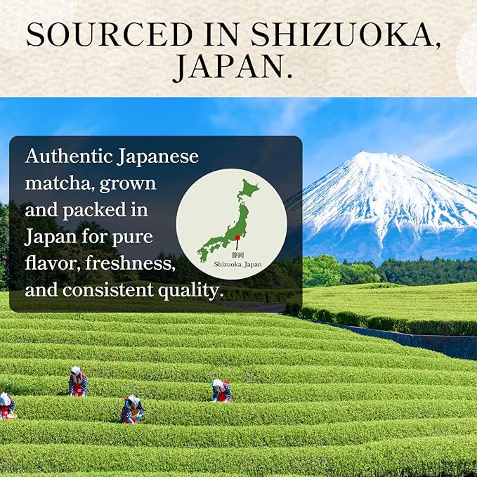 ISSA MATCHA! Ceremonial Grade Matcha Powder 30g - First Harvest Shizuoka Japan Unsweetened No Fillers for Lattes &amp Iced Matcha.