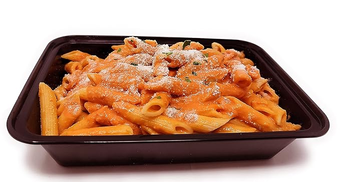 Prepared Fresh Eggplant Parmigiana and Penne with Vodka Sauce Combination - Heat and Serve. 8 pounds