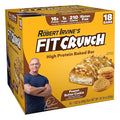 FITCRUNCH Snack Size Protein Bars 6-Layer Baked Bar 1g of Sugar Gluten Free &amp Soft Cake Core (18 Bars Peanut Butter Cookie)
