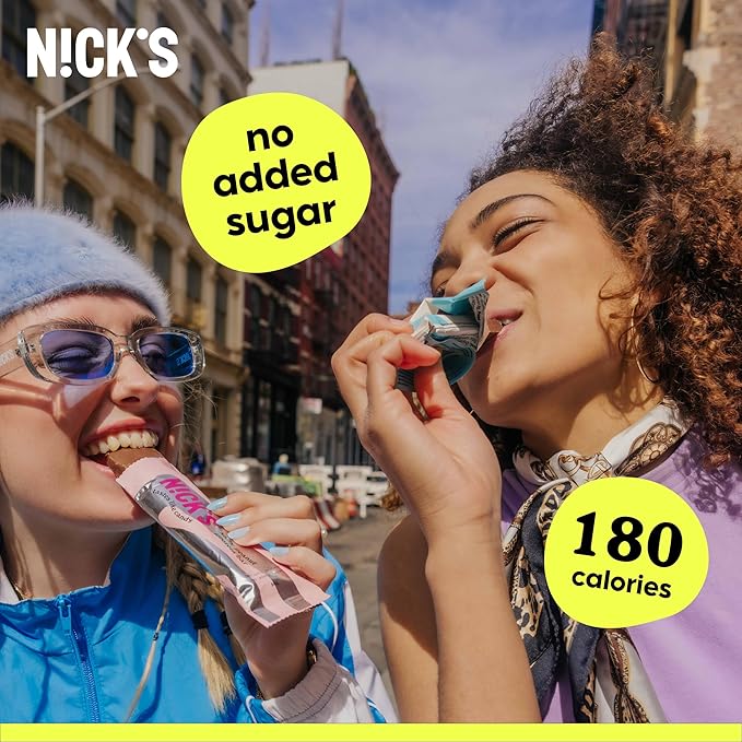 NICKS Coconut Keto Chocolate Candy Bars No Added Sugar Gluten Free Sweets Low carb Candy Snack Bar – 15-Pack (40g Each)