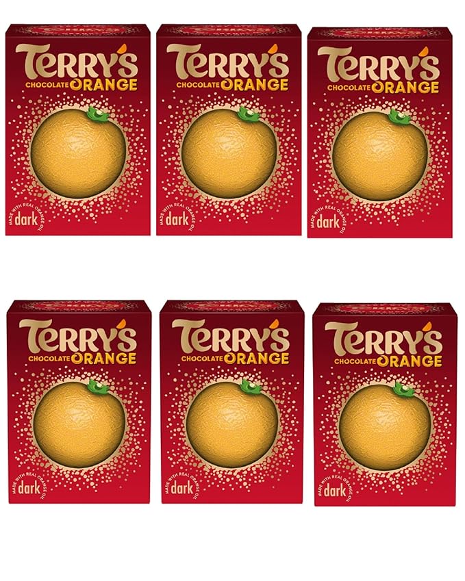 Terry's Chocolate Orange Dark Ball 145g (Pack of 6)