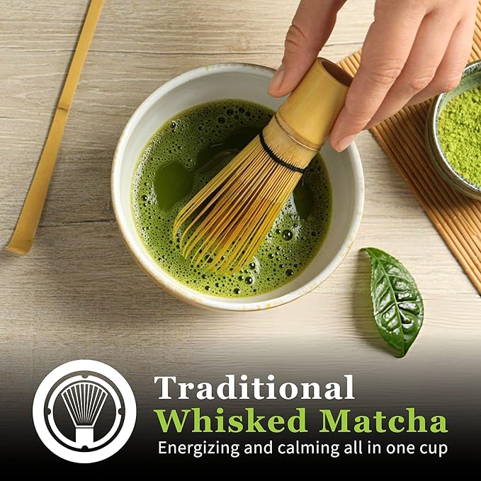 DoMatcha - Organic Ceremonial Green Tea Matcha Powder Natural Source of Antioxidants Caffeine and L-Theanine Promotes Focus and Relaxation Kosher 75 Servings (2.82 oz)