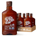 Agave In The Raw Organic Agave Nectar Sweetener Blue Agave Syrup No Erythritol Sugar Substitute for Coffee Baking Hot &amp Cold Drinks Natural Low Carb Vegan Gluten-Free 18.5oz Bottle (8 Pa