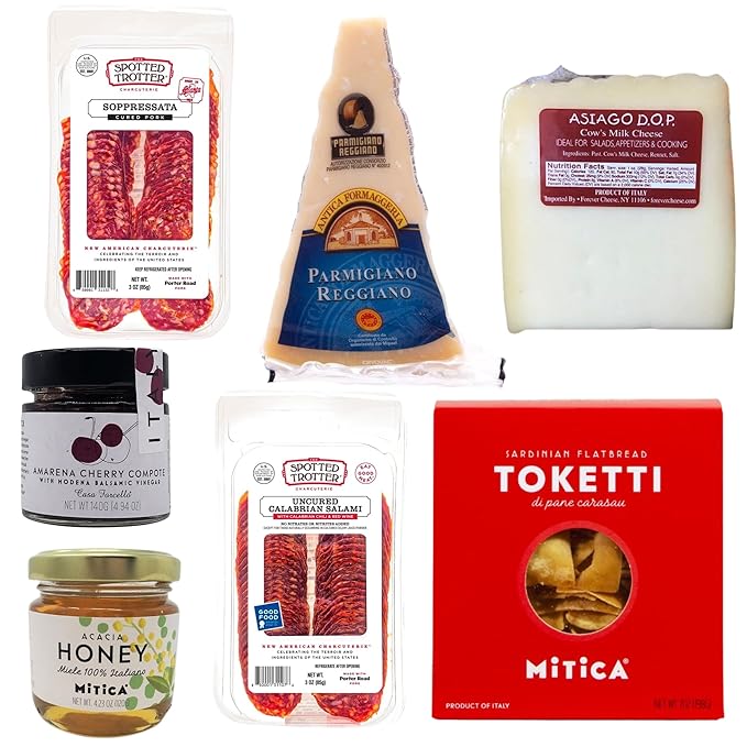 Chef Nicola's Charcuterie Bundle – Premium Selection of Artisanal Meats Cheeses &amp Accompaniments – Perfect for Charcuterie Boards – Ideal for Gifting or Entertaining