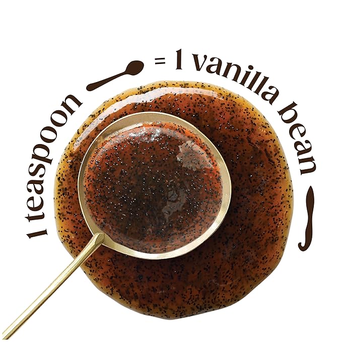 HEILALA - Pure Vanilla Bean Paste - Gourmet Madagascar Bourbon Variety Crafted with Hand-Selected &amp Ethically Sourced Vanilla Pods for Baking and Dessert recipes Gluten Free - 65g (2 Pack)