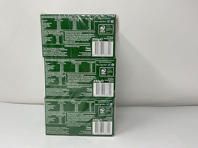 Lyons Original Blend Tea Bags 80 Count (Pack of 3)